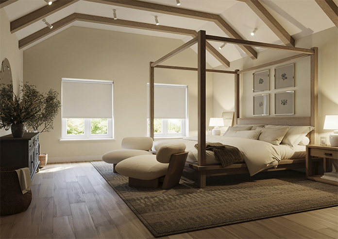 Solari (Blackout), Soft Grey - Roller Blind - Image 7